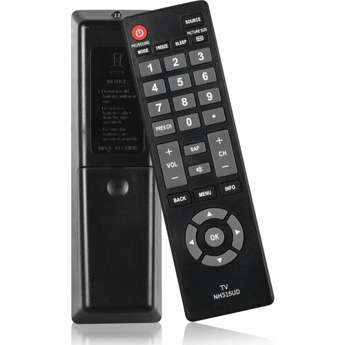 Télécommande de remplacement NH315UP pour téléviseur intelligent Sanyo