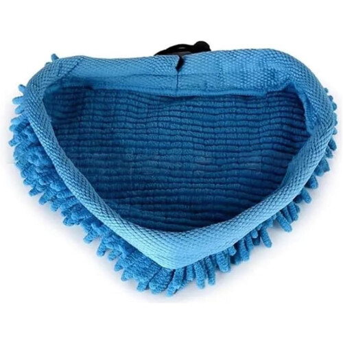 Lavetă mop din microfibră albastră, 28x20cm, pachet de 3