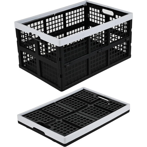 Caisse de rangement pliable 42 L, lot de 2