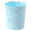 Mini prullenbak, middelgrote blauwe plastic prullenbak 1