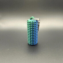 Spinner de cadena con púas impreso en 3D de 8,5 cm