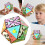 Cube magique Panda pliable – Puzzle transformable 4 en 1 1