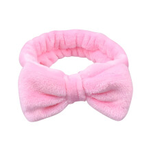 Fascia elastica per capelli da donna per spa, con nodo intrecciato.
