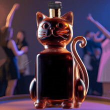 Animal-Shaped Glass Whisky Decanter 300ml