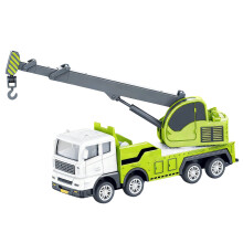 Simulations-Kranwagen für Kinder – Ausziehbarer Arm, Grün &