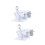 Solar Panel Gutter Mounts Aluminum Plastic 2 or 4 Pack 1
