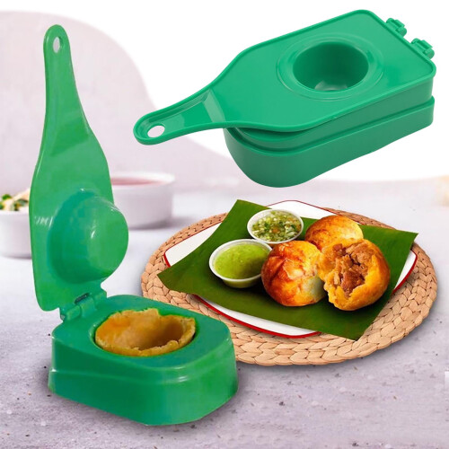 Banandumplingpresse i rustfrit stål – 1 pakke