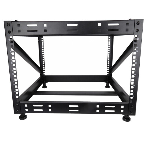 kenable Flat Packed 6U Open Data Cabinet Desktop/Floor Mount 19 inch Depth 482mm 2