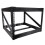 kenable Flat Packed 6U Open Data Cabinet Desktop/Floor Mount 19 inch Depth 482mm 5