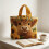 Bolsa de ombro feminina em lona estampada, 40 x 34 cm (15,74 x 13,38 polegadas). 1