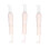 (As show, One size) 3pcs Automatic Plastic Needle Threaders for Household Sewing Machines 1