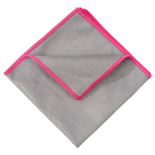 Mikrofiberklut for glass, stripefri, 2-pakning