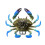 Realistische Softcrabben-Angelköder, 3-teiliges Set 1