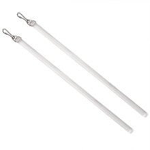 Barre de traction pour rideaux transparente invisible (lot de 2)