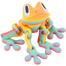 Aimant de réfrigérateur grenouille rose, motif fille, 1 pièce