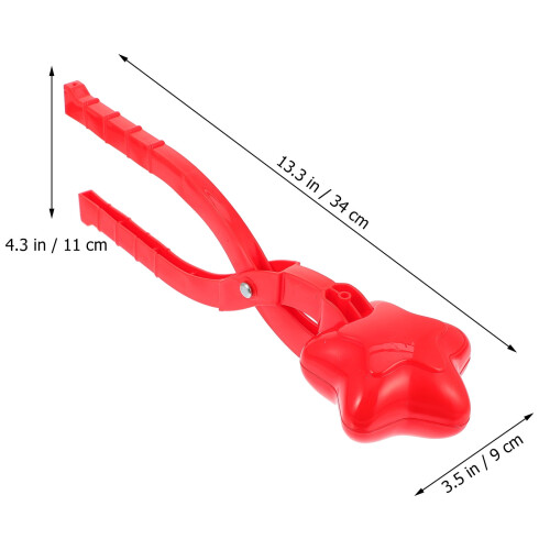 Ulkolelujen valmistusklipsi, punainen, 1 pakkaus 1