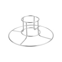 Support à poulet en acier inoxydable pour barbecue, à base de canettes de bière