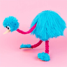 Marionette Ostrich String Puppet Toy for Hand Operated Plush Bird Puppet for Stage Show Performance Interactive Educational Play Set Birthday Gift