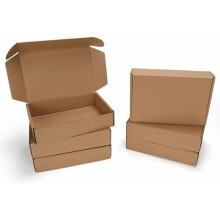 Witte golfkartonnen verzenddozen van 8x6x2 inch (6 stuks)