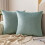 Housses de coussin en velours 45 x 45 cm (lot de 2) 1