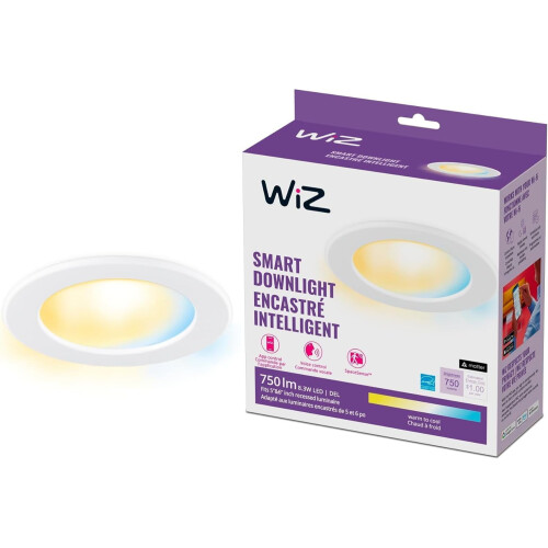 WiZ Smart Εντοιχιζόμενο Φωτιστικό 6 ιντσών 750lm Συμβατό με Matter1