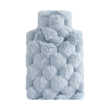 500ml/1000ml Hot Water Bottle with Soft Plush Cover & Hand Pocket – Reusable Heat Compress for Cramps, Sleeping, Hands/Feet Warming