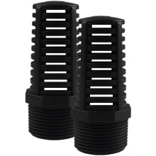 1,25 tums PVC-överlopps- och sugfiltersats (2 st)