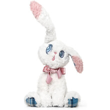 Coelho branco de pelúcia, 40 cm (15,7 polegadas)