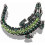 Broche crocodile en cristal et strass (1 pièce) 1