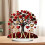 Decorațiune de masă cu trandafir acrilic, 20 cm 1