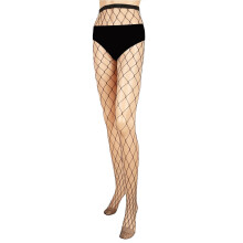 Damespanty met visnetpatroon, hoge taille, elastisch mesh, 1 paar