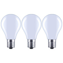 Lampadina LED Edison A15 equivalente a 60W luce diurna satinata, confezione da 3
