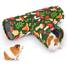 Washable Guinea Pig Tunnel – Portable Soft Hideout for Guinea Pigs, Rabbits, Ferrets, Hedgehogs & Hamsters