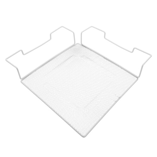 Witte metalen telefoonstandaard, ergonomische bureau-organizer