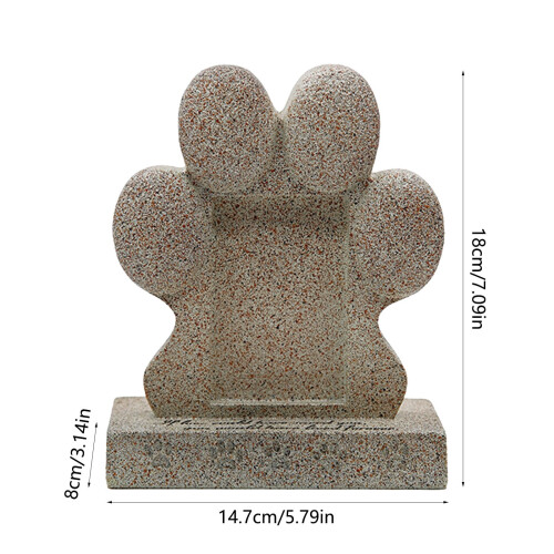 Pietra commemorativa in resina per cani e gatti 2