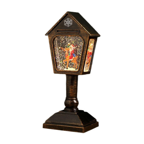 Carillon natalizio ornamentale con luce LED calda e 8 1