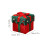 Julklappsask med rosett, sammet, 1-pack 2