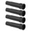 Black Plastic Tire Valve Stem Extender 39mm 4 pcs 6