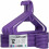 Cintres en plastique résistant - Violet - Lot de 12 1