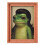 Μαγνήτης ψυγείου Vintage Frog Retro Ξύλινο Πλαίσιο 1 τεμ. 1