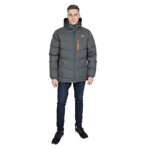 Trespass (3XL, Ash) Trespass Men's Casual Padded Jacket - Blustery 1
