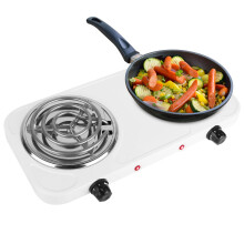 Electric Double Burner Hot Plate 2000W 5-Temp