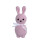 Lapin de Pâques en peluche tricotée - Rose 1