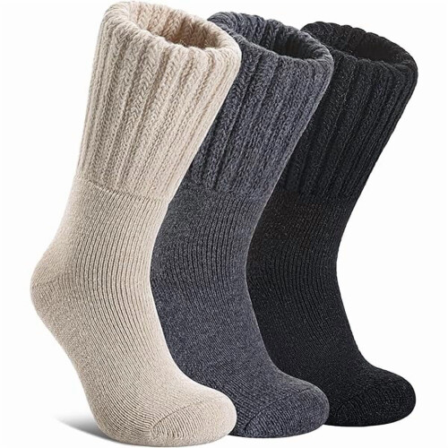 Dam merinoullsockor termiska tjocka vintervarma