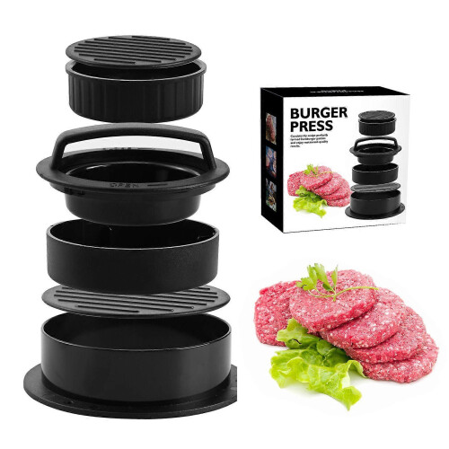 Burger Press Hamburger Press Patty - Hamburger Patty Press Burger Mold Non-Stick 2
