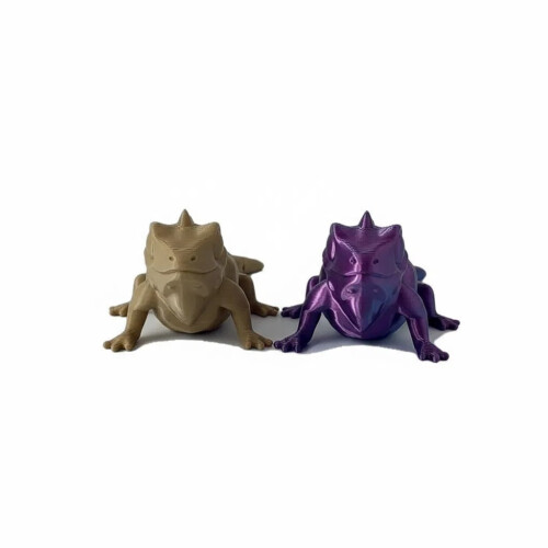 3D-utskrivet rörligt djurprydnad 9,4 cm