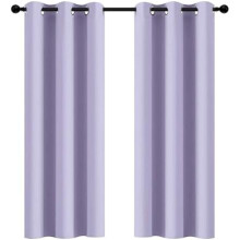 Blackout Curtains Lilac 42x72 Inch Thermal Insulated