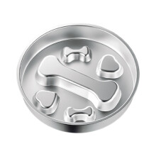 Edelstahl-Fressnapf für Hunde, 8,7 Zoll
