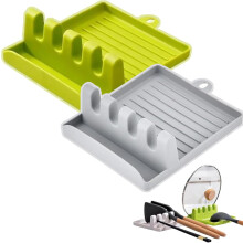 Porte-cuillères de cuisine vertical avec base antidérapante