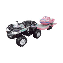 RC Semi Truck se světly1: Měřítko 64 Fialová